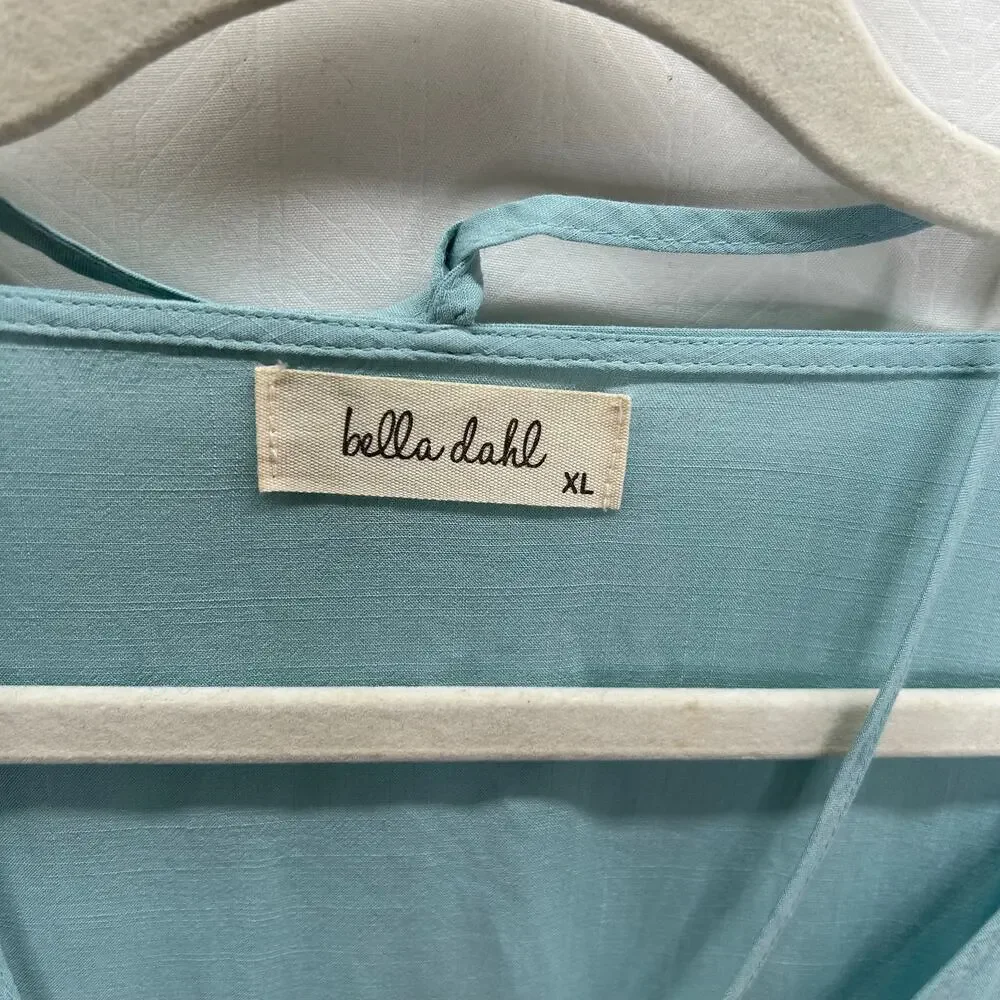 Bella Dahl teal blouse
